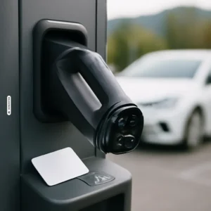 E-Ladekarte an Ladesaeule fuer Elektroauto &ndash; Ladekarten-Vergleich Oesterreich