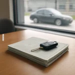 Fahrzeugpapiere und Autoschlüssel auf einem Schreibtisch – Symbolbild NoVA Österreich
